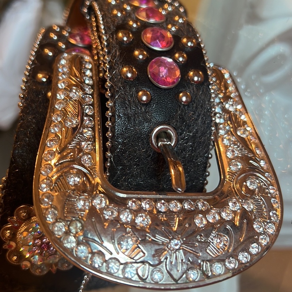 Rhinestone belt size S - Picture 3 of 6